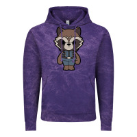 Cloud Purple rocket racoon chibi Vintage Hoodie - artisFamous