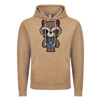 Vintage Coffee rocket racoon chibi Vintage Hoodie - artisFamous