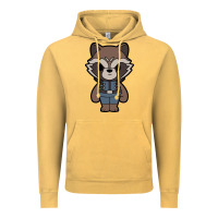 Vintage Mustard rocket racoon chibi Vintage Hoodie - artisFamous