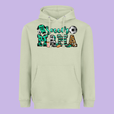 Soccer Mama Heavyweight Hoodie Designed By Jasminsmagicworld