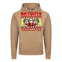 Vintage Coffee shy guys burger and fries Vintage Hoodie - artisFamous