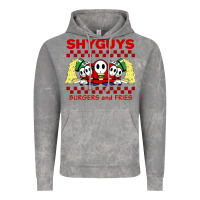 Cloud Rock shy guys burger and fries Vintage Hoodie - artisFamous