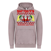 Shy Guys Burger And Fries Vintage Hoodie | Teevron