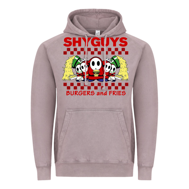 Shy Guys Burger And Fries Vintage Hoodie by artisFamous | Teevron