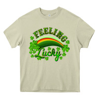 Mossy Feeling lucky with rainbow Heavy Core Tee - RanaPortraitStore
