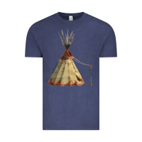 Vintage Denim teepe tipi Vintage Tee - FaDigitalArtStudio