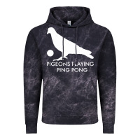 Cloud Black Best Pigeons Playing Ping Pong Music Vintage Hoodie - artisFamous