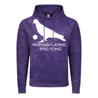 Cloud Purple Best Pigeons Playing Ping Pong Music Vintage Hoodie - artisFamous