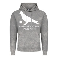 Cloud Rock Best Pigeons Playing Ping Pong Music Vintage Hoodie - artisFamous