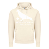 Vintage Artic Best Pigeons Playing Ping Pong Music Vintage Hoodie - artisFamous
