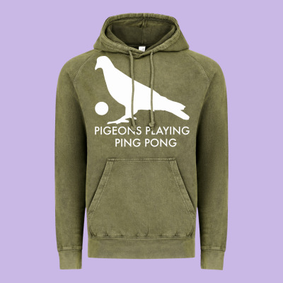 Best Pigeons Playing Ping Pong Music Vintage Hoodie Designed By Artisfamous