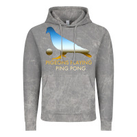 Cloud Rock Best Pigeons Playing Ping Pong Music Vintage Hoodie - artisFamous