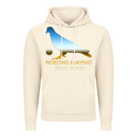 Vintage Artic Best Pigeons Playing Ping Pong Music Vintage Hoodie - artisFamous