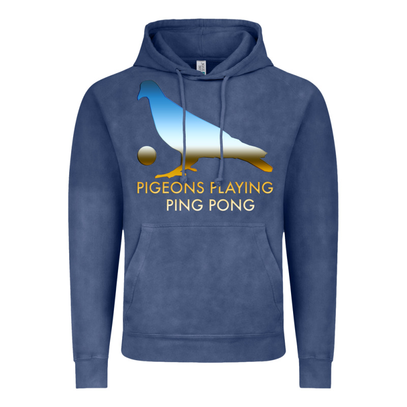 Best Pigeons Playing Ping Pong Music Vintage Hoodie by artisFamous | Teevron