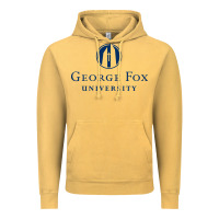 Vintage Mustard George Fox College Design Vintage Hoodie - artisFamous