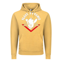 Vintage Mustard black pyramid Vintage Hoodie - artisFamous