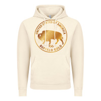 Vintage Artic Buffalo Gold Native American - Bison Vintage Hoodie - artisFamous