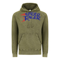 Vintage Olive blue speed racer 80s   speed racer Vintage Hoodie - artisFamous