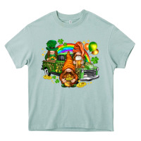 Arona St. Patrick's Day gnomies with truck Heavy Core Tee - HowdyJamesFarm