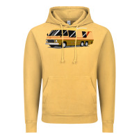 Vintage Mustard 1970s gmc motorhome gmc motorhome Vintage Hoodie - artisFamous