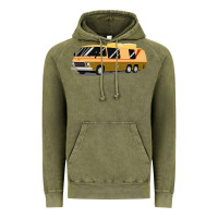 Vintage Olive 1970s gmc motorhome gmc motorhome Vintage Hoodie - artisFamous