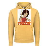 Vintage Mustard go trixie go!   speed racer Vintage Hoodie - artisFamous