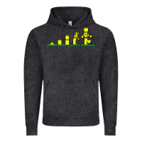 Vintage Black evolution of lego Vintage Hoodie - artisFamous