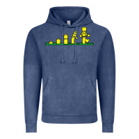 Vintage Denim evolution of lego Vintage Hoodie - artisFamous