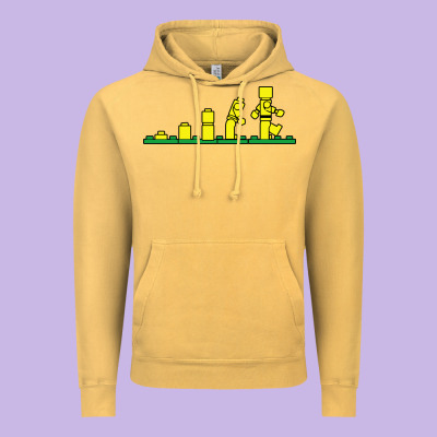 Evolution Of Lego Vintage Hoodie Designed By Artisfamous