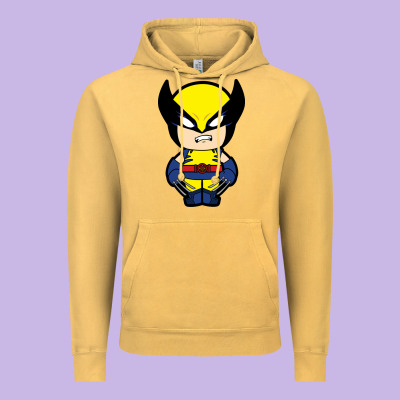 Wolverine Vintage Hoodie Designed By Artisfamous