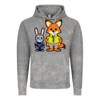 Cloud Rock zootopia duo chibi Vintage Hoodie - artisFamous