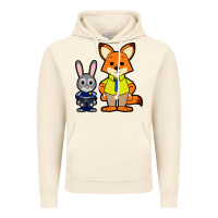 Vintage Artic zootopia duo chibi Vintage Hoodie - artisFamous