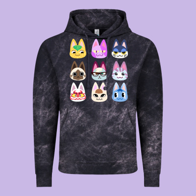 Animal Crossing Cute Cats Animal Crossing New Horizons Vintage Hoodie Designed By Artisfamous