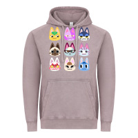 Vintage Zinc animal crossing cute cats animal crossing new horizons Vintage Hoodie - artisFamous