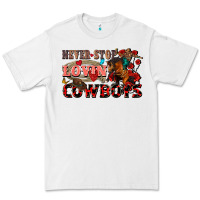 White Never stop lovin cowboys Premium Tee - FaDigitalArtStudio