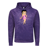 Cloud Purple betty boop Vintage Hoodie - artisFamous