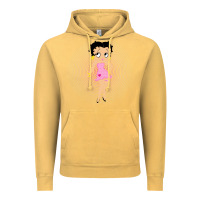 Vintage Mustard betty boop Vintage Hoodie - artisFamous