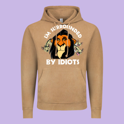 Surrounded By Idiots Book Vintage Hoodie Designed By Artisfamous