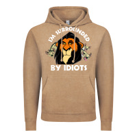 Vintage Coffee surrounded by idiots book Vintage Hoodie - artisFamous