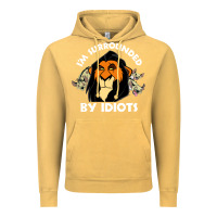 Vintage Mustard surrounded by idiots book Vintage Hoodie - artisFamous