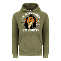 Vintage Olive surrounded by idiots book Vintage Hoodie - artisFamous