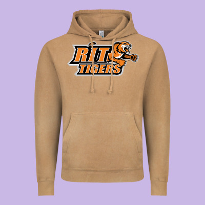 Rit Athletics Vintage Hoodie Designed By Artisfamous