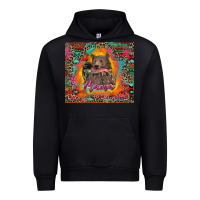 Black mama bear leopard and aztec Urban Hoodie - RanaPortraitStore