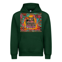 Forest Green mama bear leopard and aztec Urban Hoodie - RanaPortraitStore