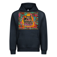 Navy mama bear leopard and aztec Urban Hoodie - RanaPortraitStore