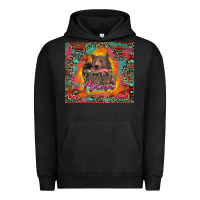 Pigment Black mama bear leopard and aztec Urban Hoodie - RanaPortraitStore