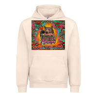Sandshell mama bear leopard and aztec Urban Hoodie - RanaPortraitStore