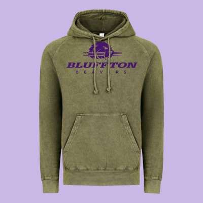 Bluffton University Vintage Hoodie Designed By Artisfamous