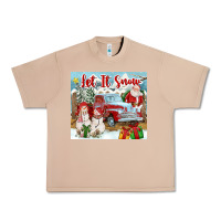 Burro Let It Snow Tumbler Urban Heavy Tee - FaDigitalArtStudio