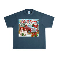 Let It Snow Tumbler Urban Heavy Tee | Teevron